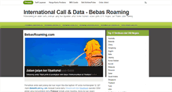Desktop Screenshot of bebasroaming.com